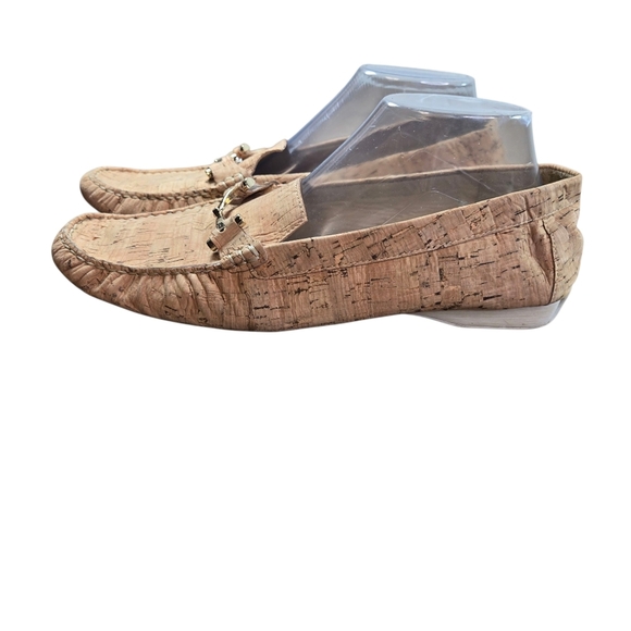 Donald J. Pliner Loren Cork Driving Mocs Loafers Horsr Bit - Picture 1 of 11